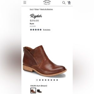 Kork-Ease Ryder Bootie Size 7